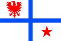 Flagge der 'Frigga'