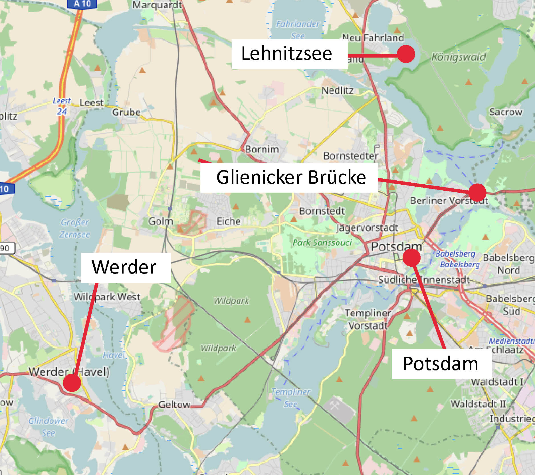 Potsdam und Werder