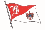 Flagge des Berliner Ruderklubs Brandenburgia e.V.